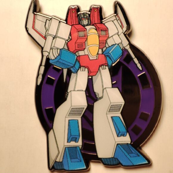 Transformers Mystery Pin Badge Series Starscream Enamel Pin Official Brooch - Picture 1 of 5